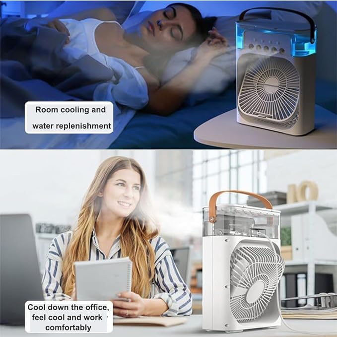 Portable Air Cooler Fan with Ice