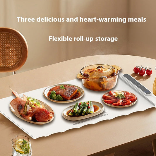 Silicone Folding Dishes Warming Keeping Plate Household Multi-function Heat Preservation Food Artifact Dining Table Cushion